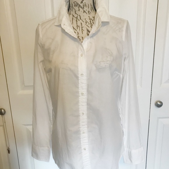 J. Crew Classic White Button Down Shirt - Picture 6 of 8